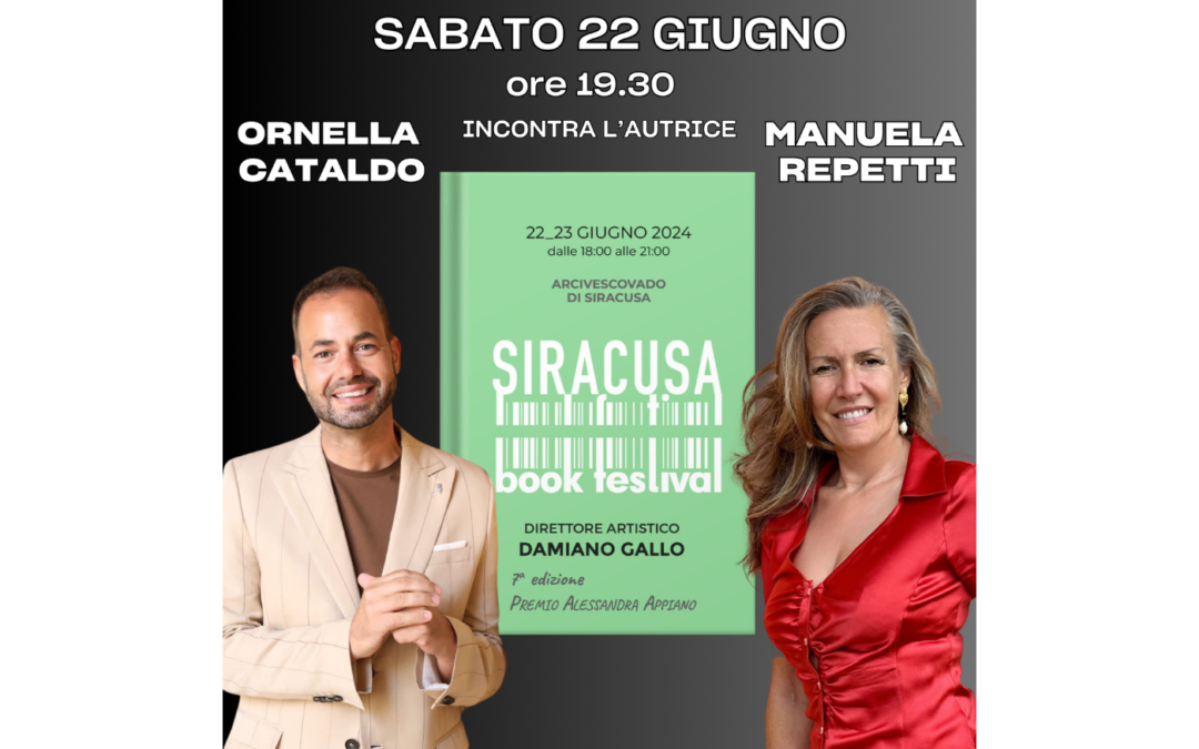 Sabato 22 Giugno 2024 Siracusa “book festival”